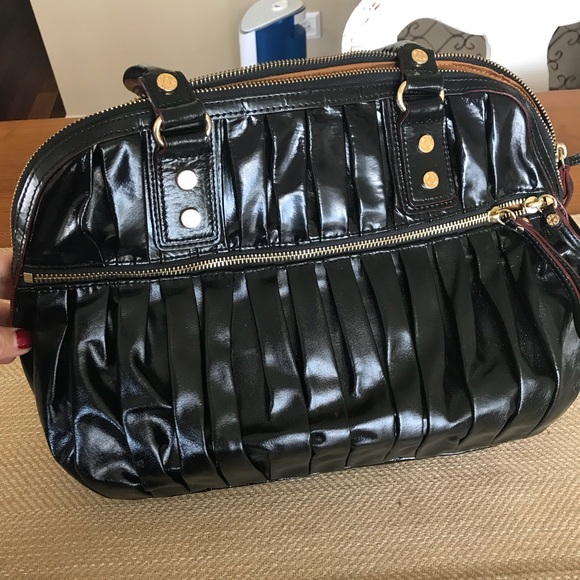 MZ Wallace Handbags - MZ Wallace Bea Black Laquer
